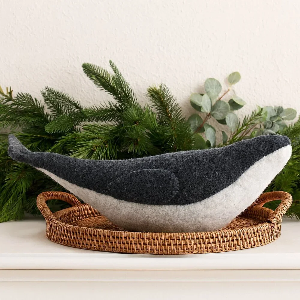 Pottery Barn Wally the Whale Pillow 22
